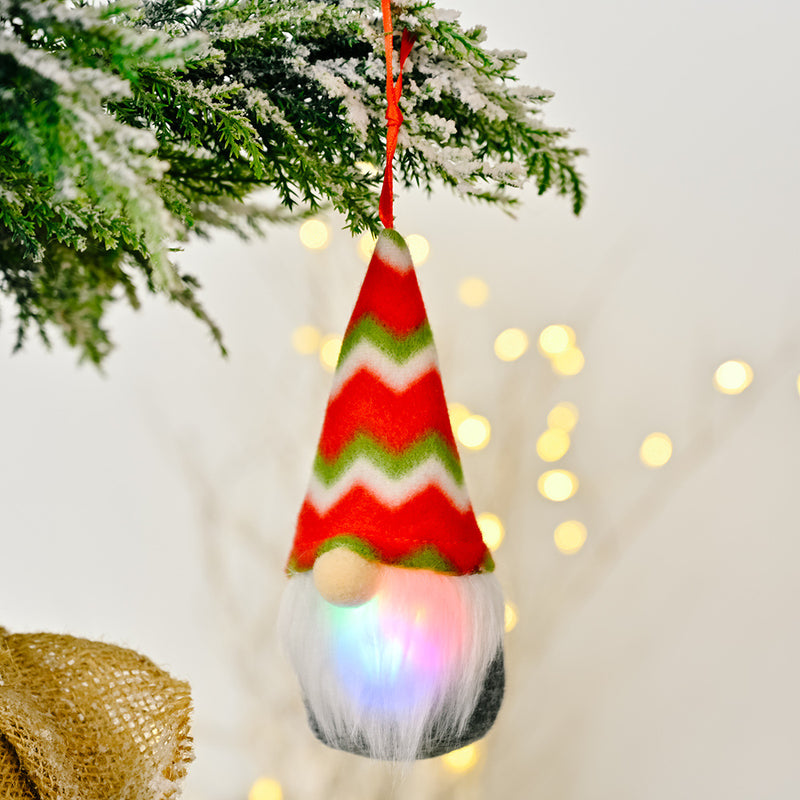 Christmas Decoration Christmas Knitted Pendant With Lights