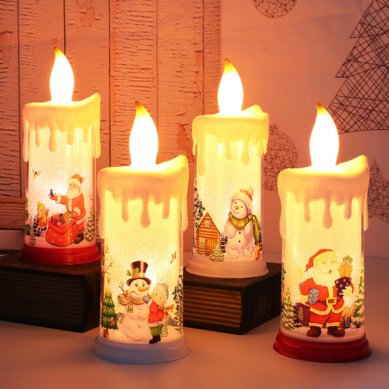 New Christmas Decorative Candle Light LED Simulation Flame Candle
