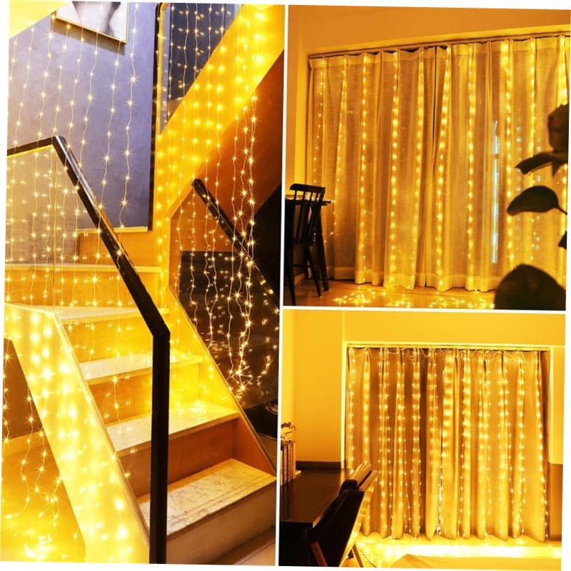 LED Curtain String Light Christmas Decorations For Home Garl