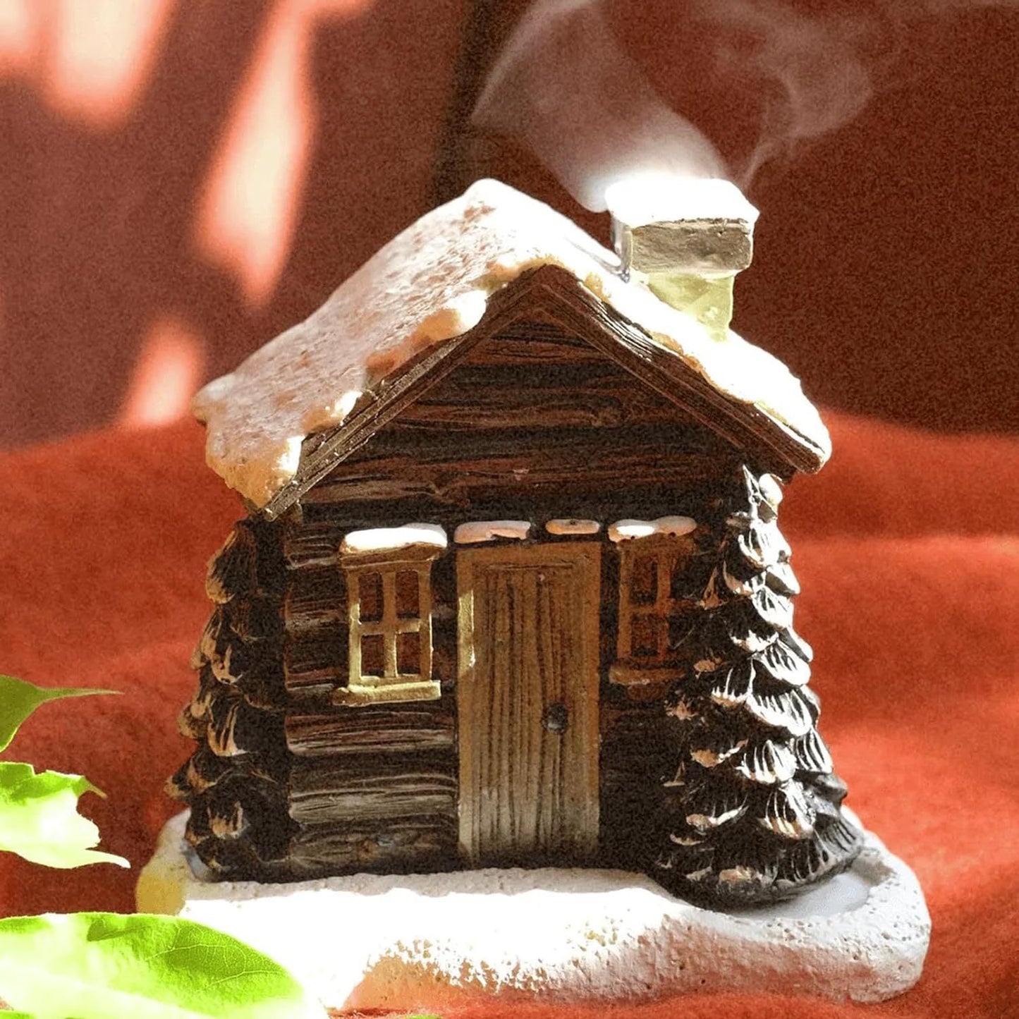 Cross-border New Products Christmas Decorations Resin Crafts Small House Landscape Small Ornaments Gift Ideas