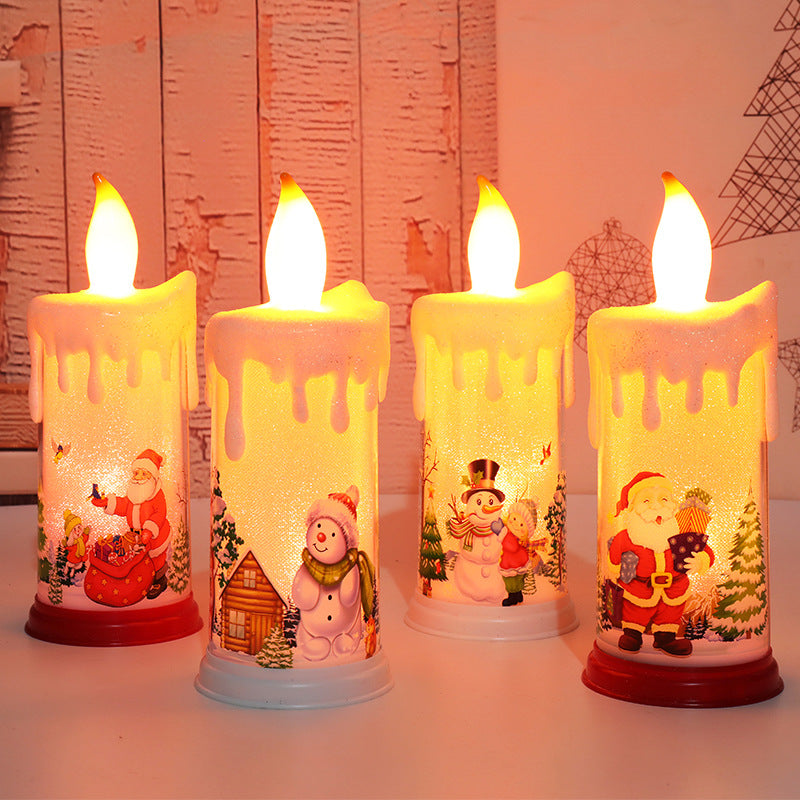 New Christmas Decorative Candle Light LED Simulation Flame Candle